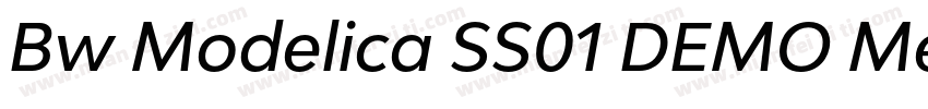 Bw Modelica SS01 DEMO Medium Expand字体转换